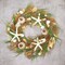 22" Shell Arrangement Wreath Handcrafted Christmas Wreath - Holiday Tree